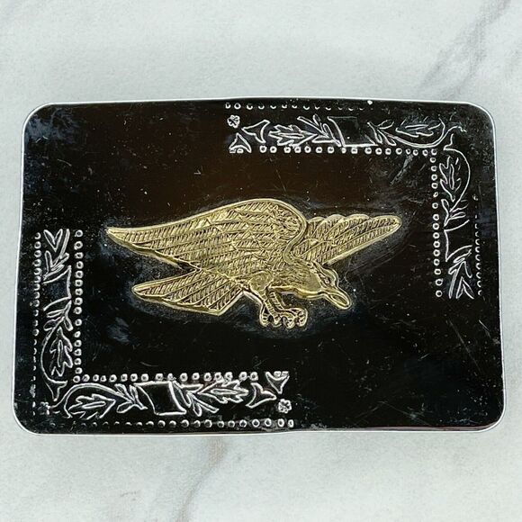 Vintage Flying Bald Eagle Western Belt Buckle Americana ✨ - Picture 1 of 8